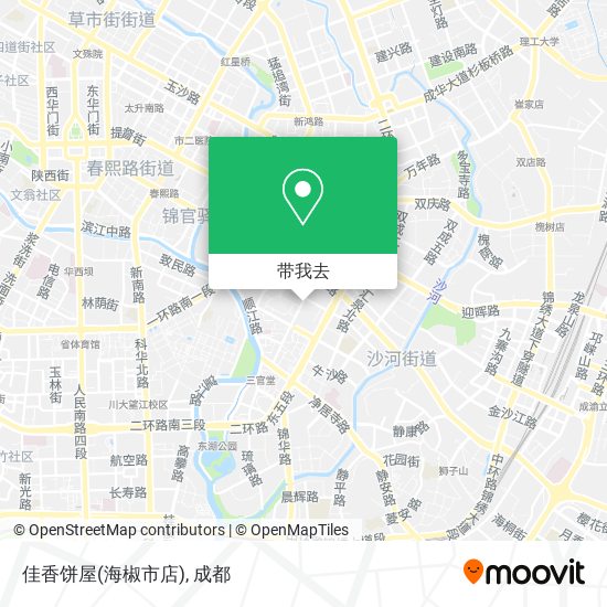 佳香饼屋(海椒市店)地图