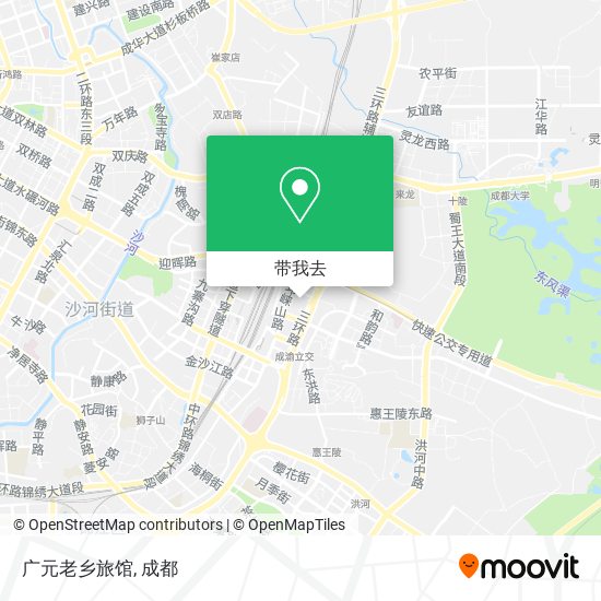 广元老乡旅馆地图