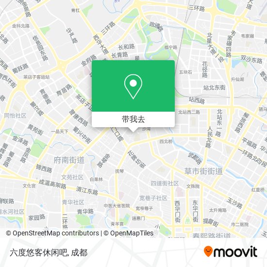 六度悠客休闲吧地图
