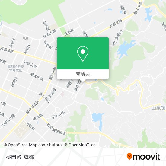 桃园路地图