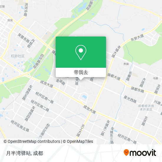 月半湾驿站地图
