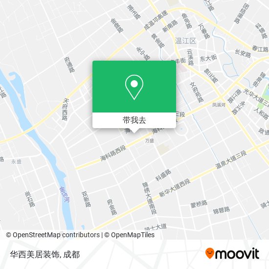 华西美居装饰地图