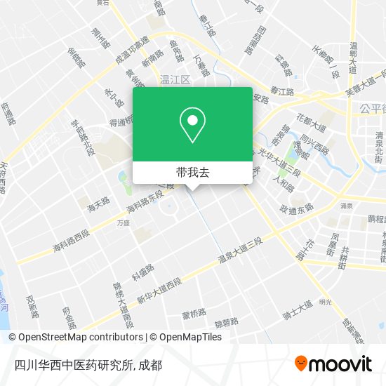 四川华西中医药研究所地图