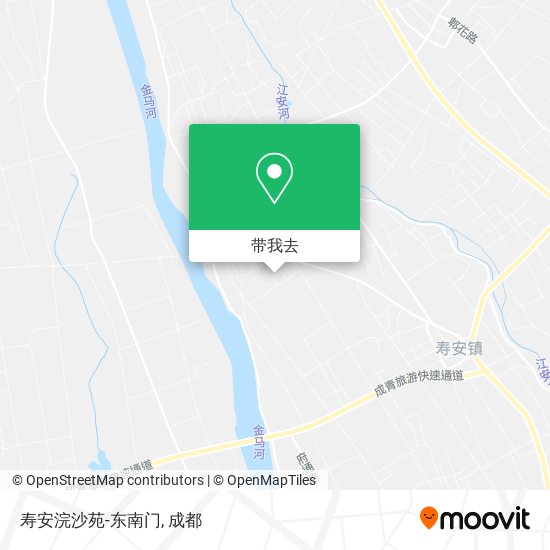 寿安浣沙苑-东南门地图