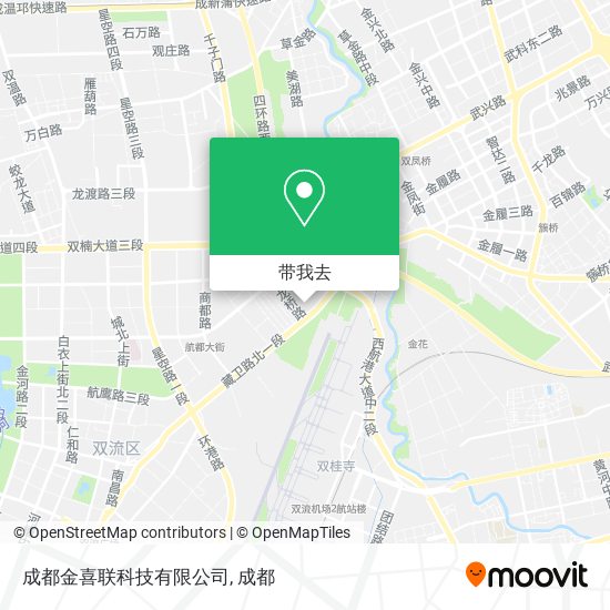 成都金喜联科技有限公司地图