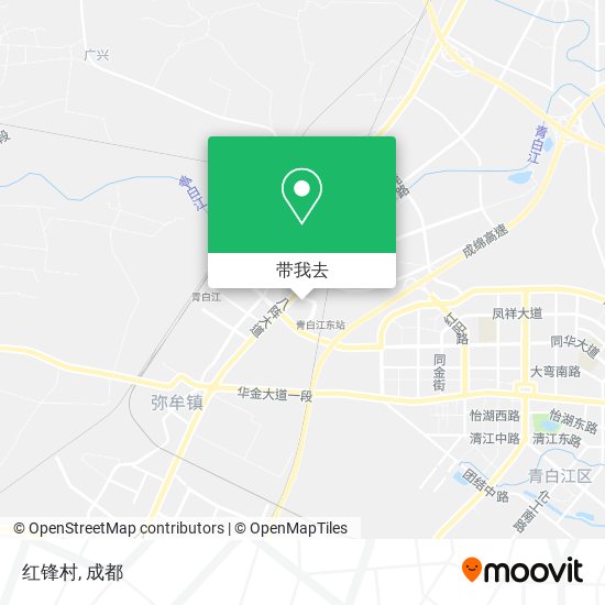 红锋村地图