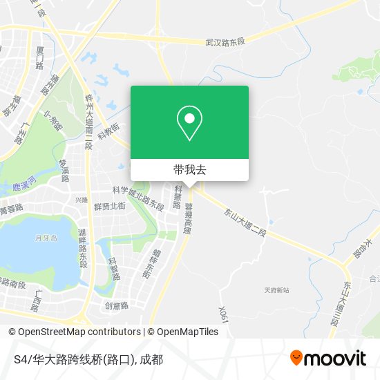 S4/华大路跨线桥(路口)地图