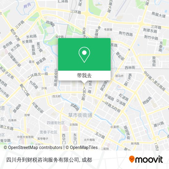 四川舟到财税咨询服务有限公司地图