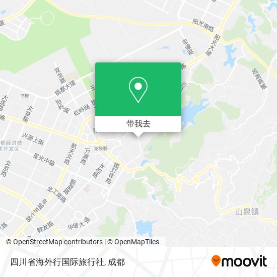 四川省海外行国际旅行社地图
