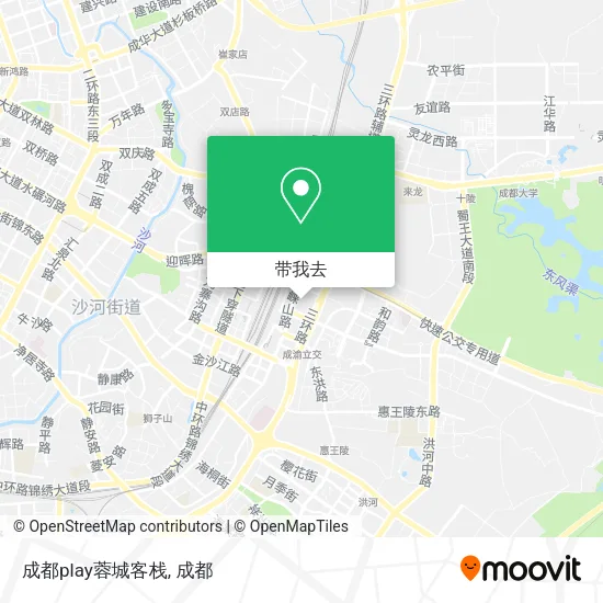 成都play蓉城客栈地图