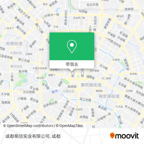 成都蜀信实业有限公司地图