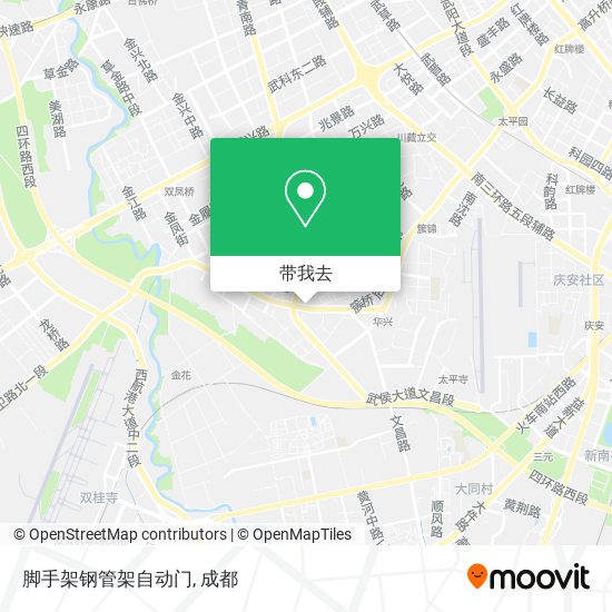 脚手架钢管架自动门地图