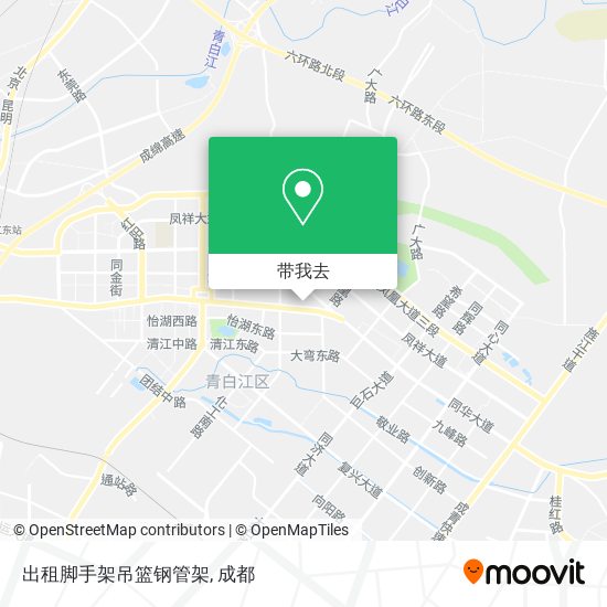 出租脚手架吊篮钢管架地图