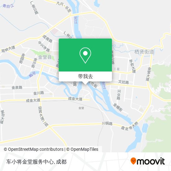 车小将金堂服务中心地图