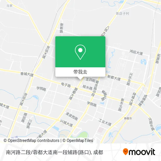 南河路二段/蓉都大道南一段辅路(路口)地图