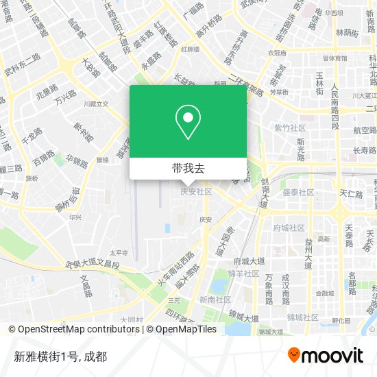 新雅横街1号地图