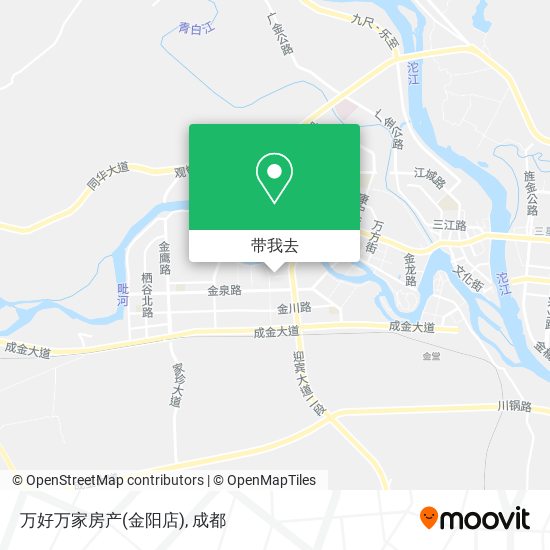 万好万家房产(金阳店)地图