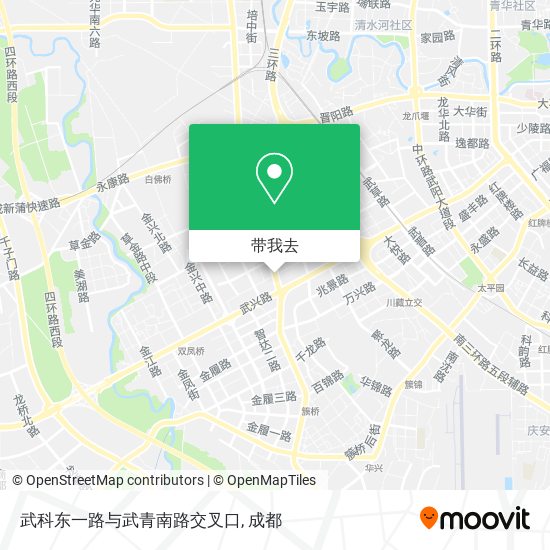 武科东一路与武青南路交叉口地图