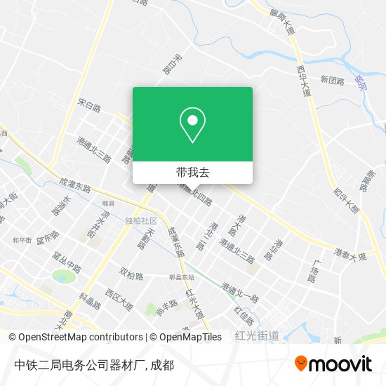 中铁二局电务公司器材厂地图