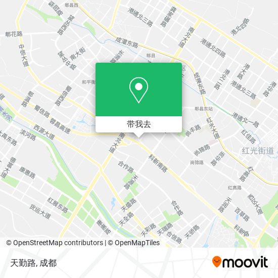 天勤路地图