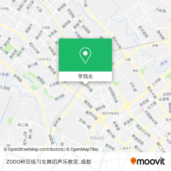 ZODO种豆练习生舞蹈声乐教室地图