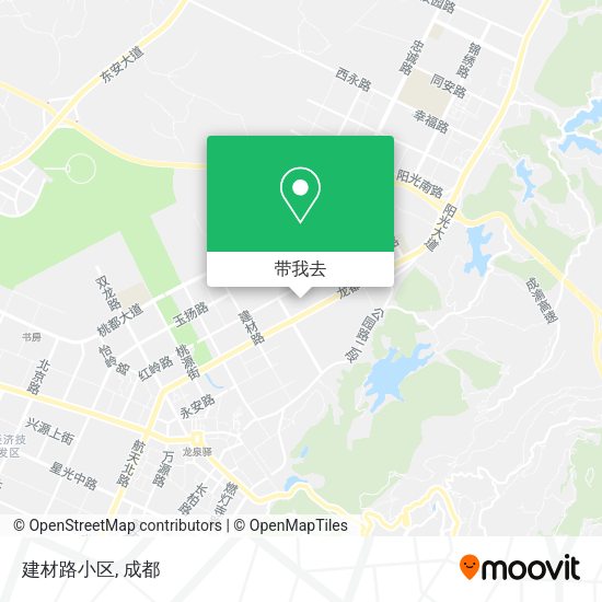 建材路小区地图