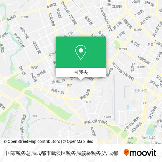 国家税务总局成都市武侯区税务局簇桥税务所地图