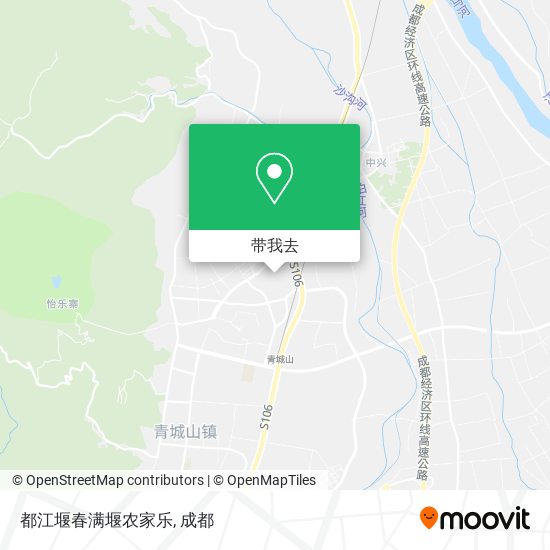 都江堰春满堰农家乐地图
