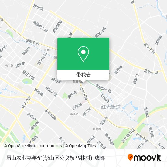 眉山农业嘉年华(彭山区公义镇马林村)地图
