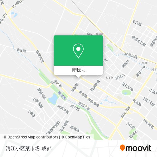 清江小区菜市场地图