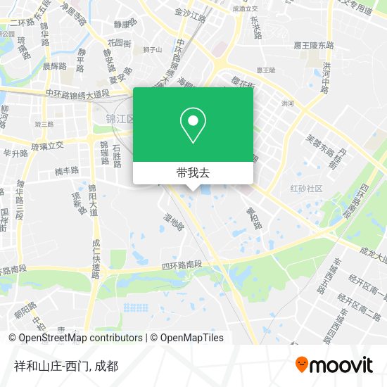 祥和山庄-西门地图