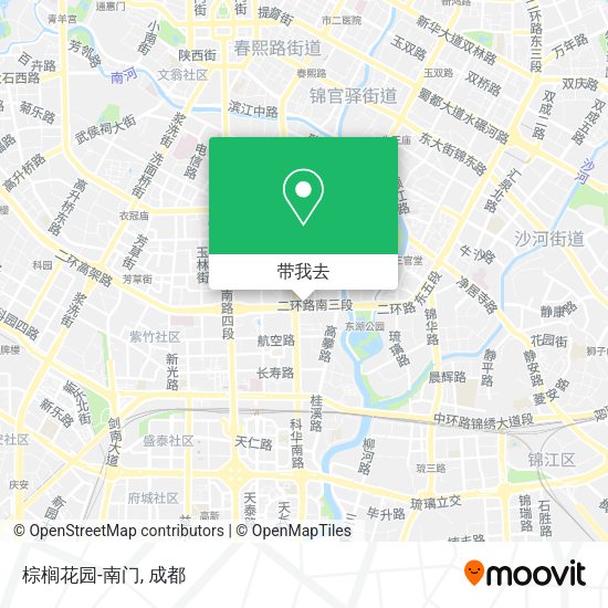棕榈花园-南门地图