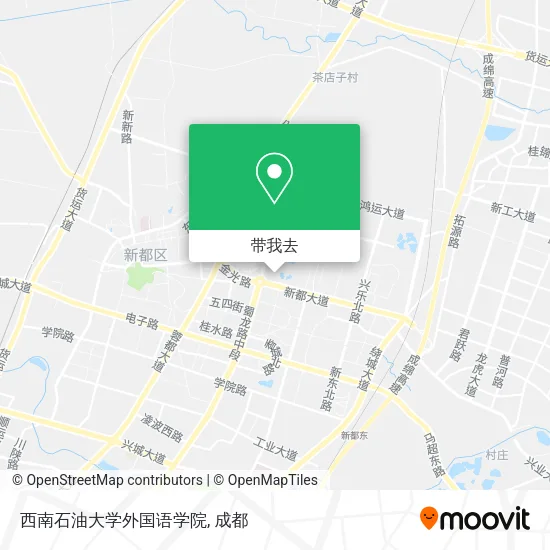 西南石油大学外国语学院地图