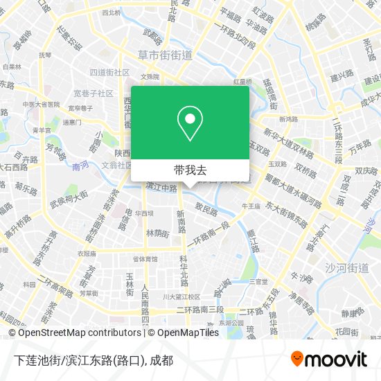 下莲池街/滨江东路(路口)地图