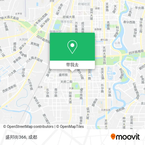 盛邦街366地图