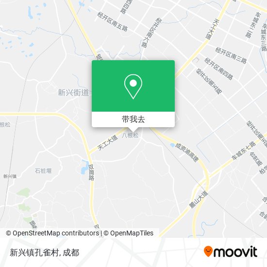 新兴镇孔雀村地图
