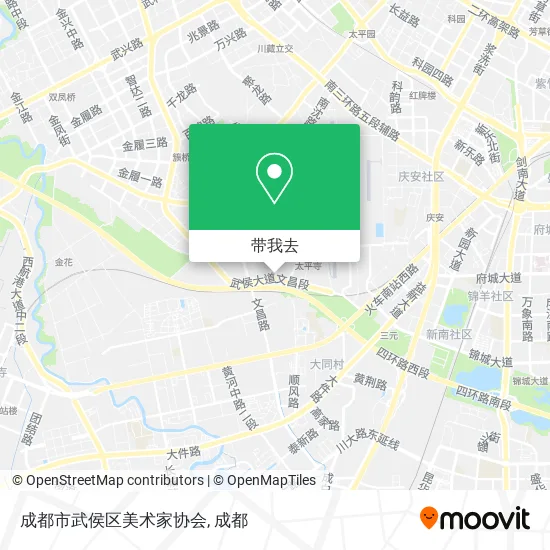 成都市武侯区美术家协会地图
