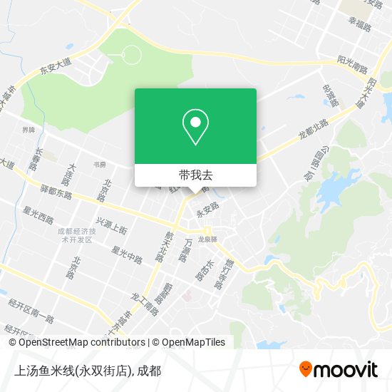 上汤鱼米线(永双街店)地图