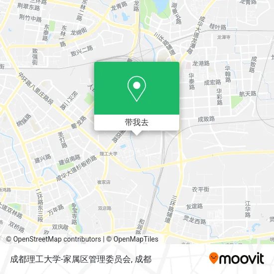 成都理工大学-家属区管理委员会地图
