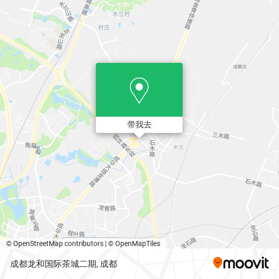 成都龙和国际茶城二期地图