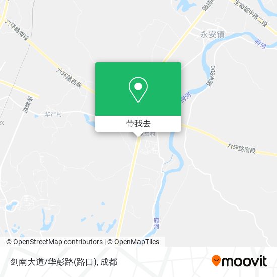 剑南大道/华彭路(路口)地图