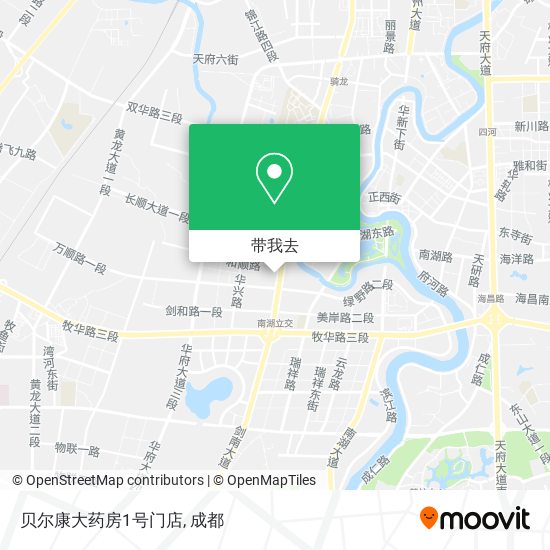 贝尔康大药房1号门店地图