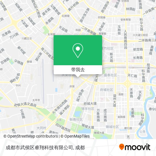 成都市武侯区睿翔科技有限公司地图