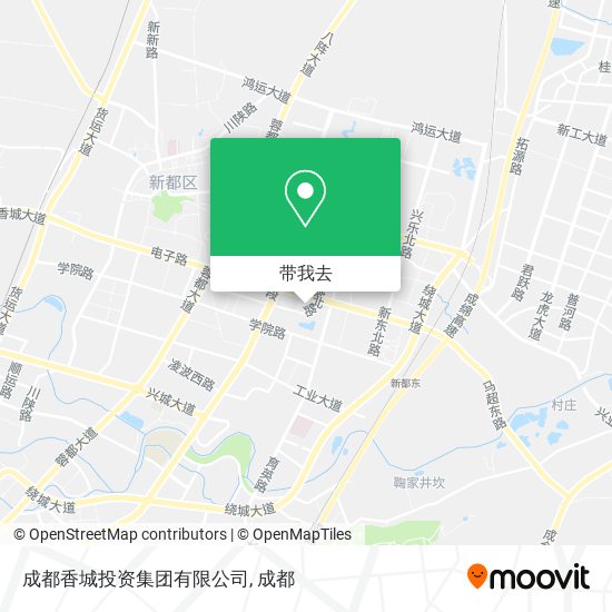 成都香城投资集团有限公司地图