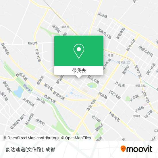 韵达速递(文信路)地图