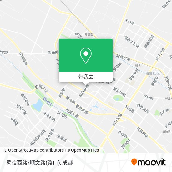 蜀信西路/顺文路(路口)地图