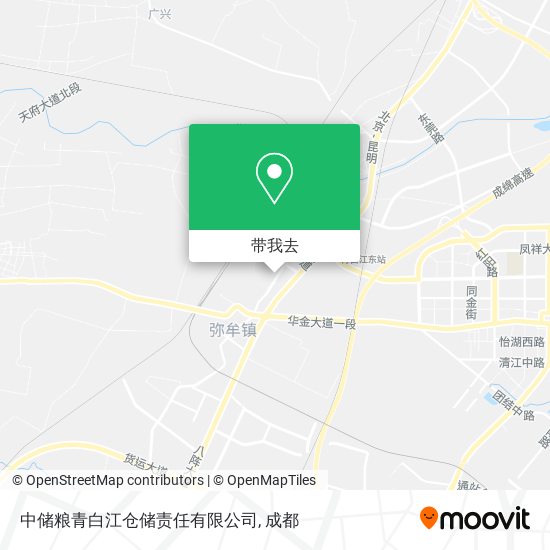 中储粮青白江仓储责任有限公司地图