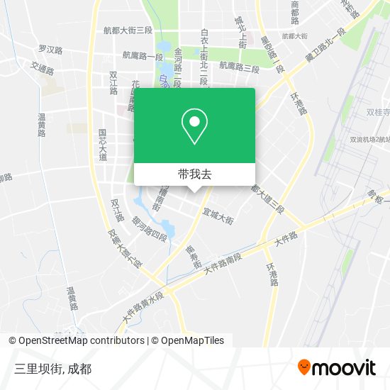 三里坝街地图