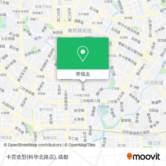 卡霓造型(科华北路店)地图