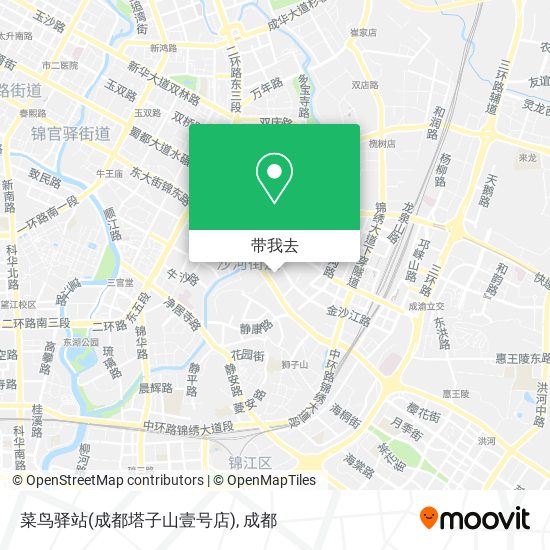 菜鸟驿站(成都塔子山壹号店)地图